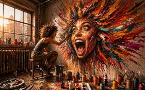 She Drew Me Before I Drew Her