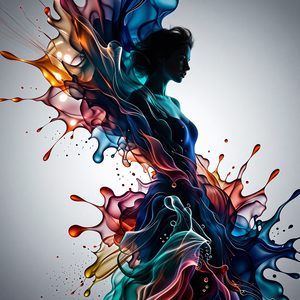 Vibrant Splatter
