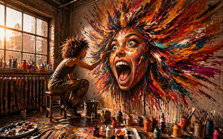 She Drew Me Before I Drew Her