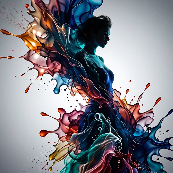 Vibrant Splatter